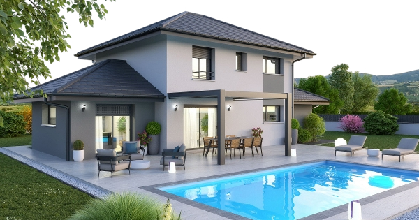maison avec nouvelle toiture